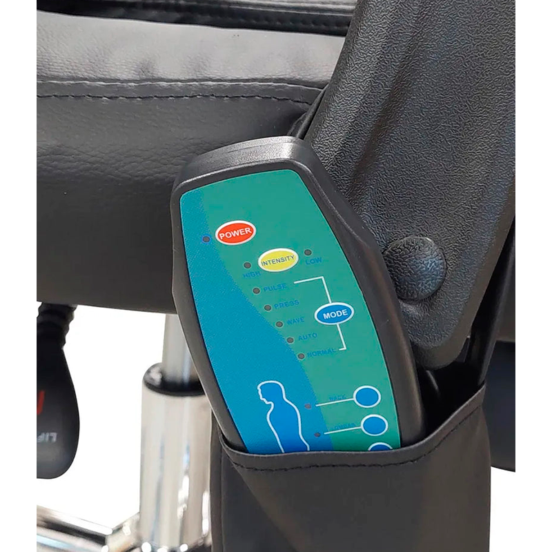 Silla De Oficina Masajeador Presidencial Stephan - Desillas Color Negro