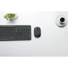 Combo Teclado y Mouse Inalámbrico Logitech MK235 Negro