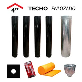Kit de Instalación Salamandra Tromen 4'' Techo Enlozado