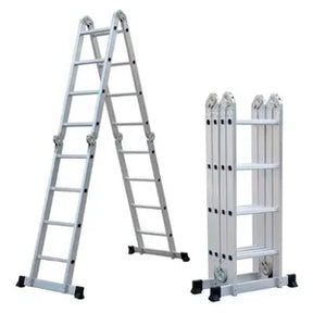 Escalera de Aluminio 4x4 Articulada 16 Escalones Garden Life TE1700 Multipropósito