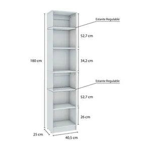 Biblioteca Centro Estant L9N Negro Vendido por Frávega