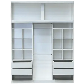 Placard Ropero Vestidor Puertas Corredizas con Baulera 180 x 235