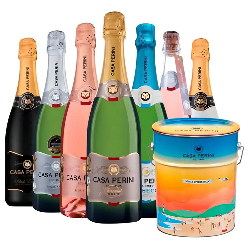 Balde Espumantes Casa Perini Variedades – 7 Botellas de 750ml