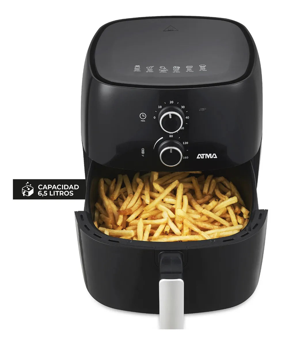 Freidora De Aire Atma Fr60mabp 1300 W 6.5 L Con Temporizador
