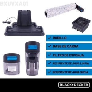 Aspiradora y Trapeadora Black & Decker Inalámbrica Duo Pro Max