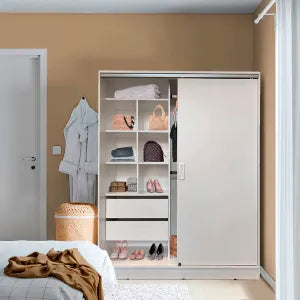 Placard Ropero 140x180 cm Diseños Modernos Blanco