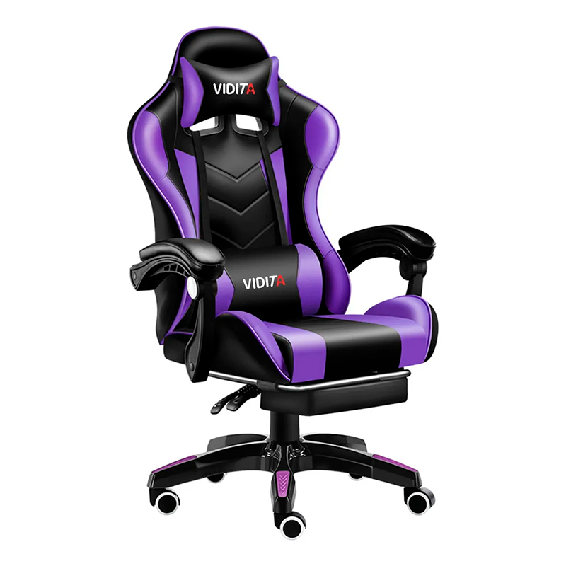 Silla Gamer Vidita Gx2000 Ergonómica Presidencial Reclinable Con Reposapiés Videojuego Pc Profesional